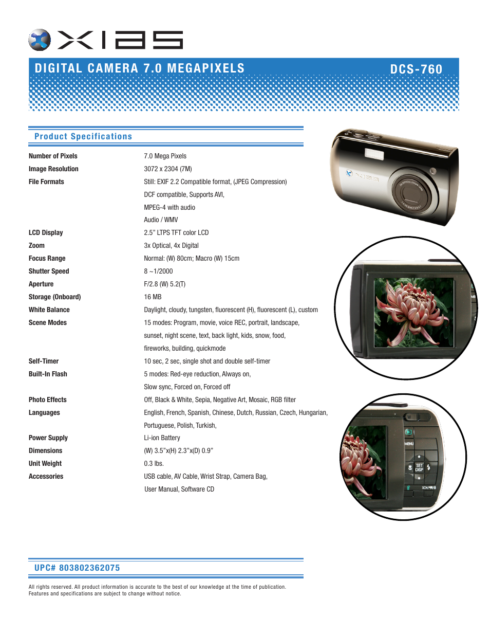 Norcent Technologies Norcent DCS-760 User Manual | Page 2 / 2