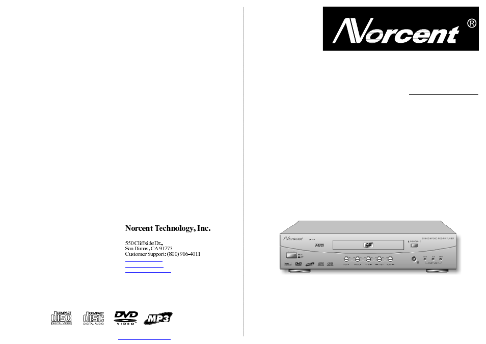 Norcent Technologies DP300 User Manual | 12 pages