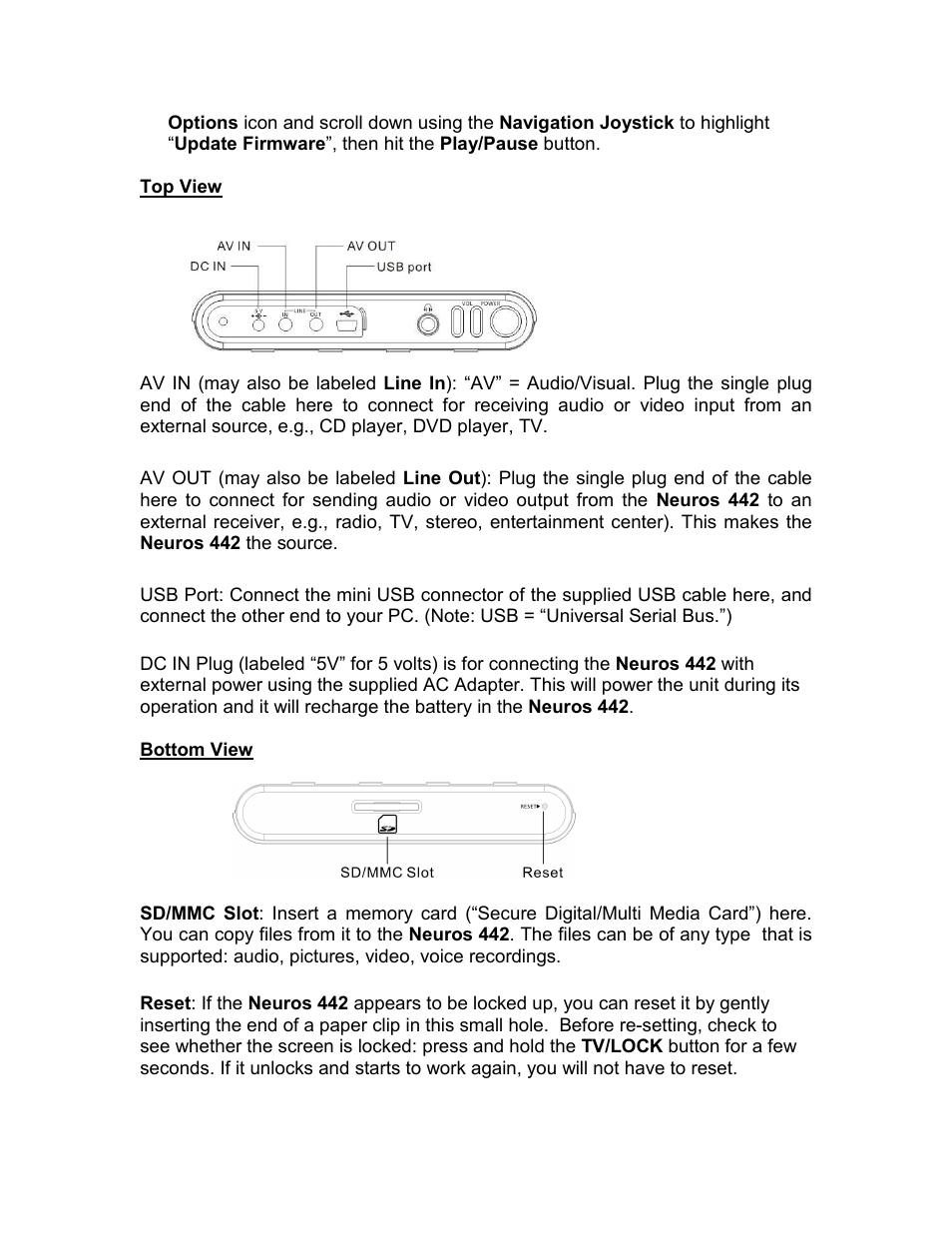 Neuros Audio 442 User Manual | Page 10 / 11