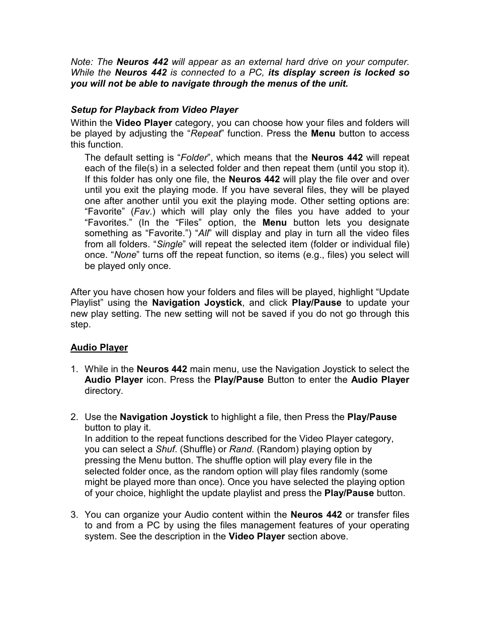 Neuros Audio 442 User Manual | Page 5 / 11