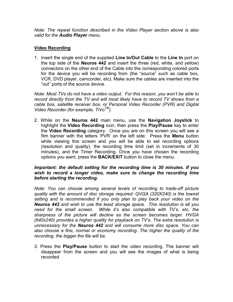 Neuros Audio 442 User Manual | Page 6 / 11