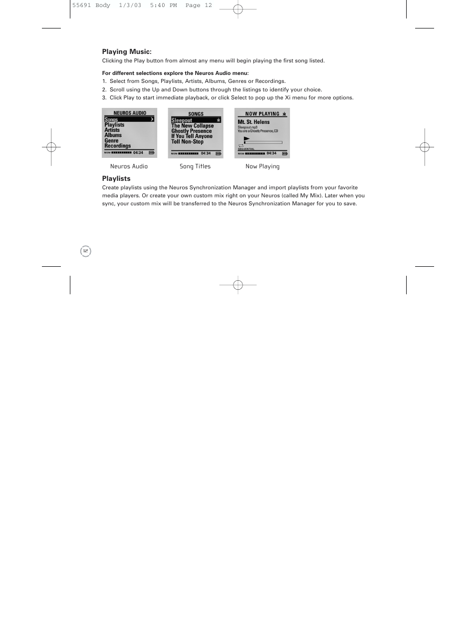 Neuros Audio MP3 DiGITAL AUDIO COMPUTER User Manual | Page 14 / 39