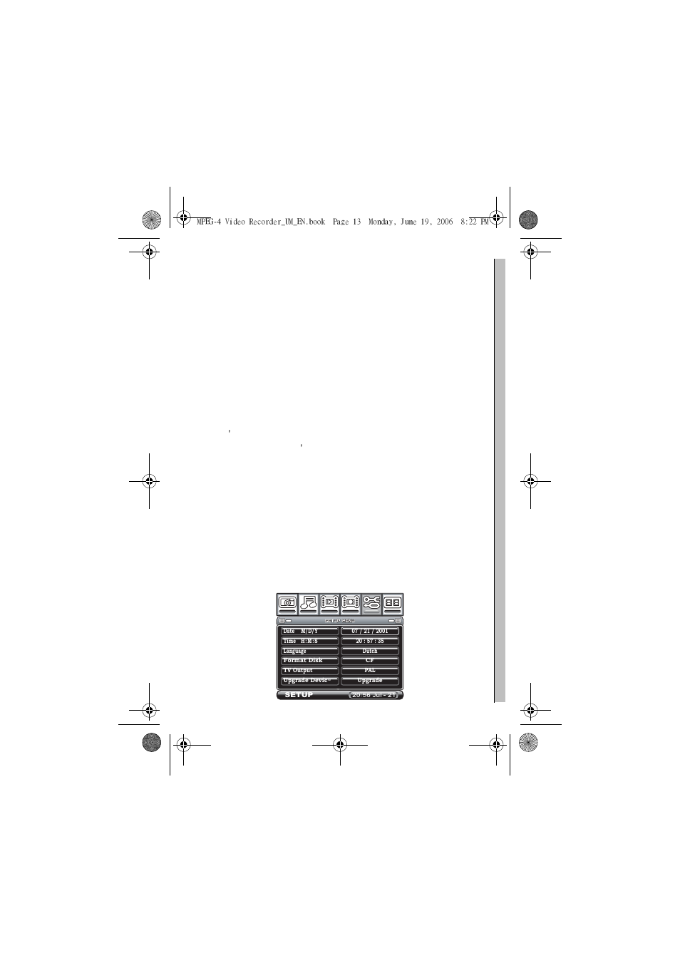 Confirming/selecting the correct tv output | Neuros Audio MPEG-4 User Manual | Page 17 / 58