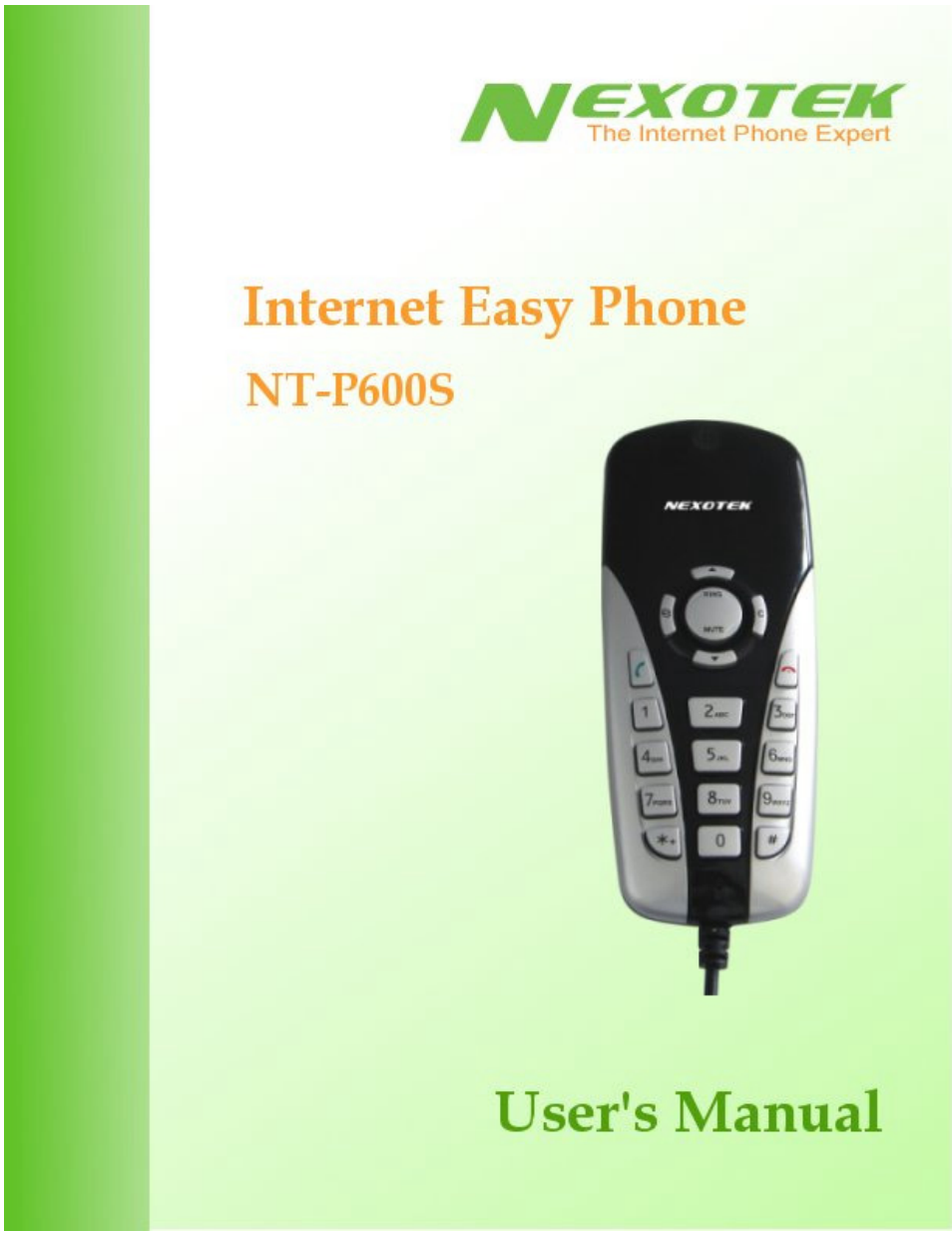 Nexotek NT-P600S User Manual | 47 pages