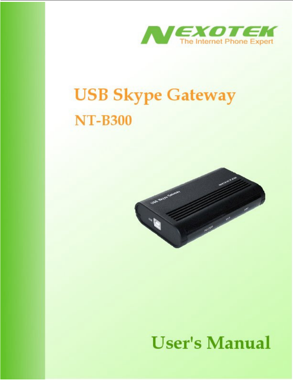 Nexotek Callisto Spark NT-B300 User Manual | 61 pages