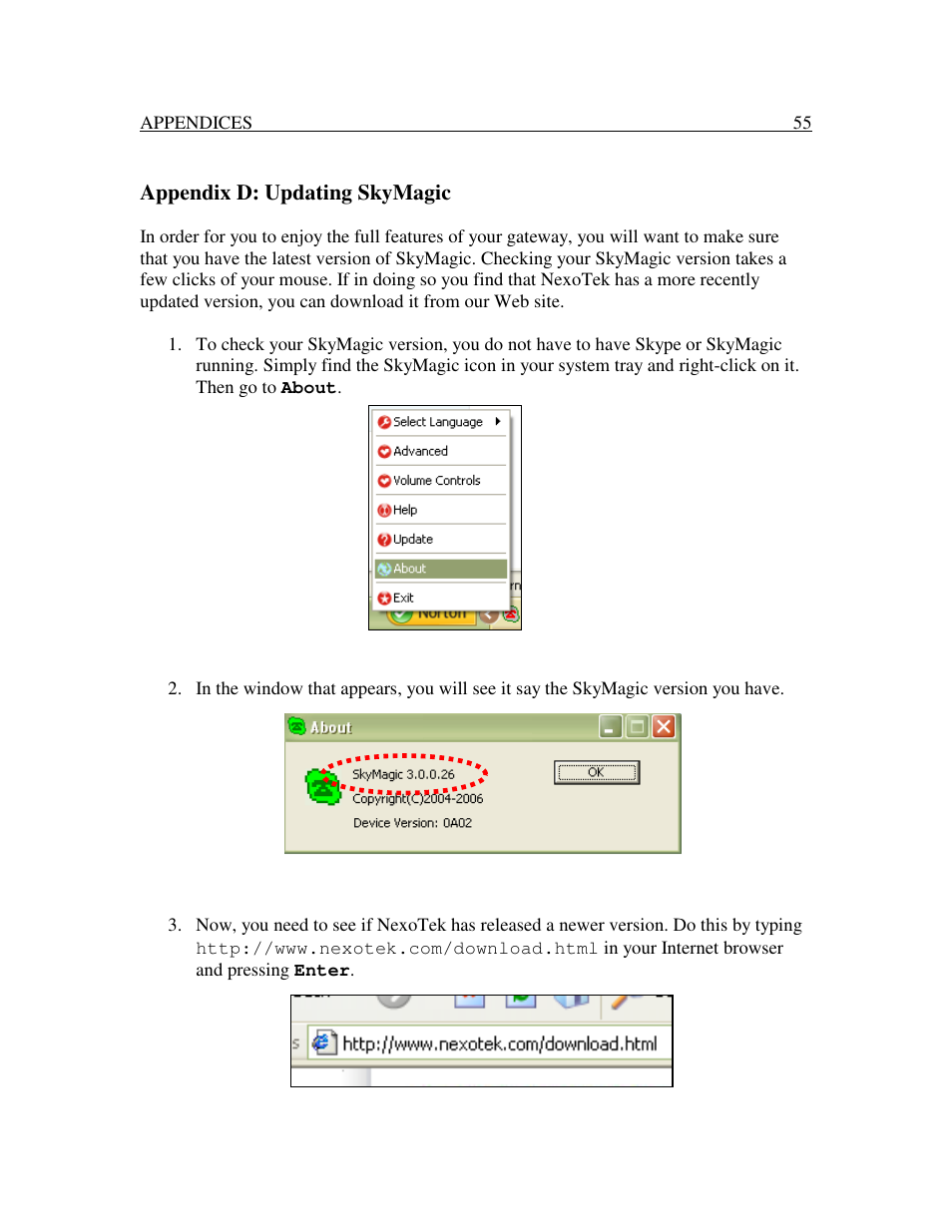 Nexotek Callisto Spark NT-B300 User Manual | Page 58 / 61