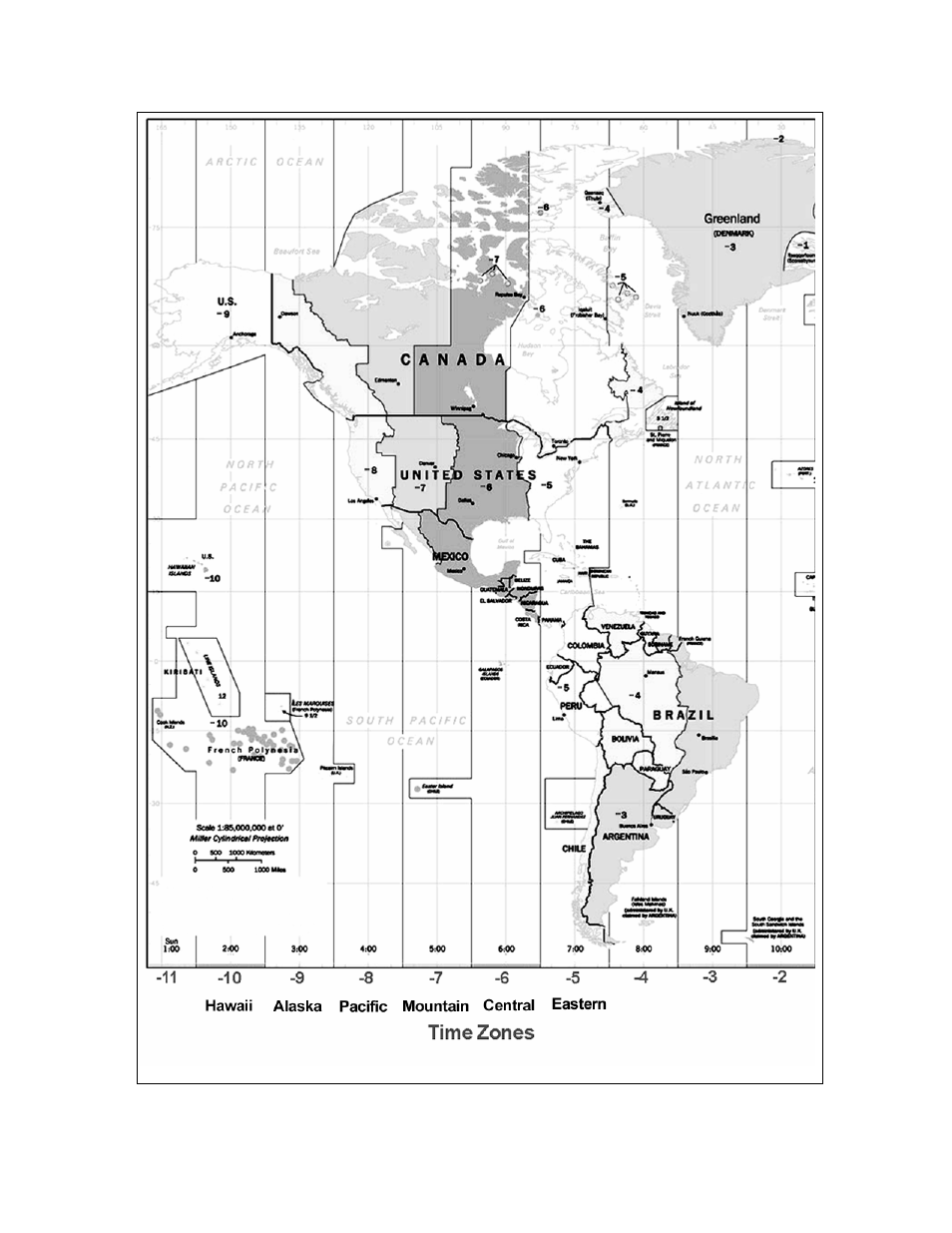 Appendix d – maps of time zones | Nexstar 130 User Manual | Page 39 / 48