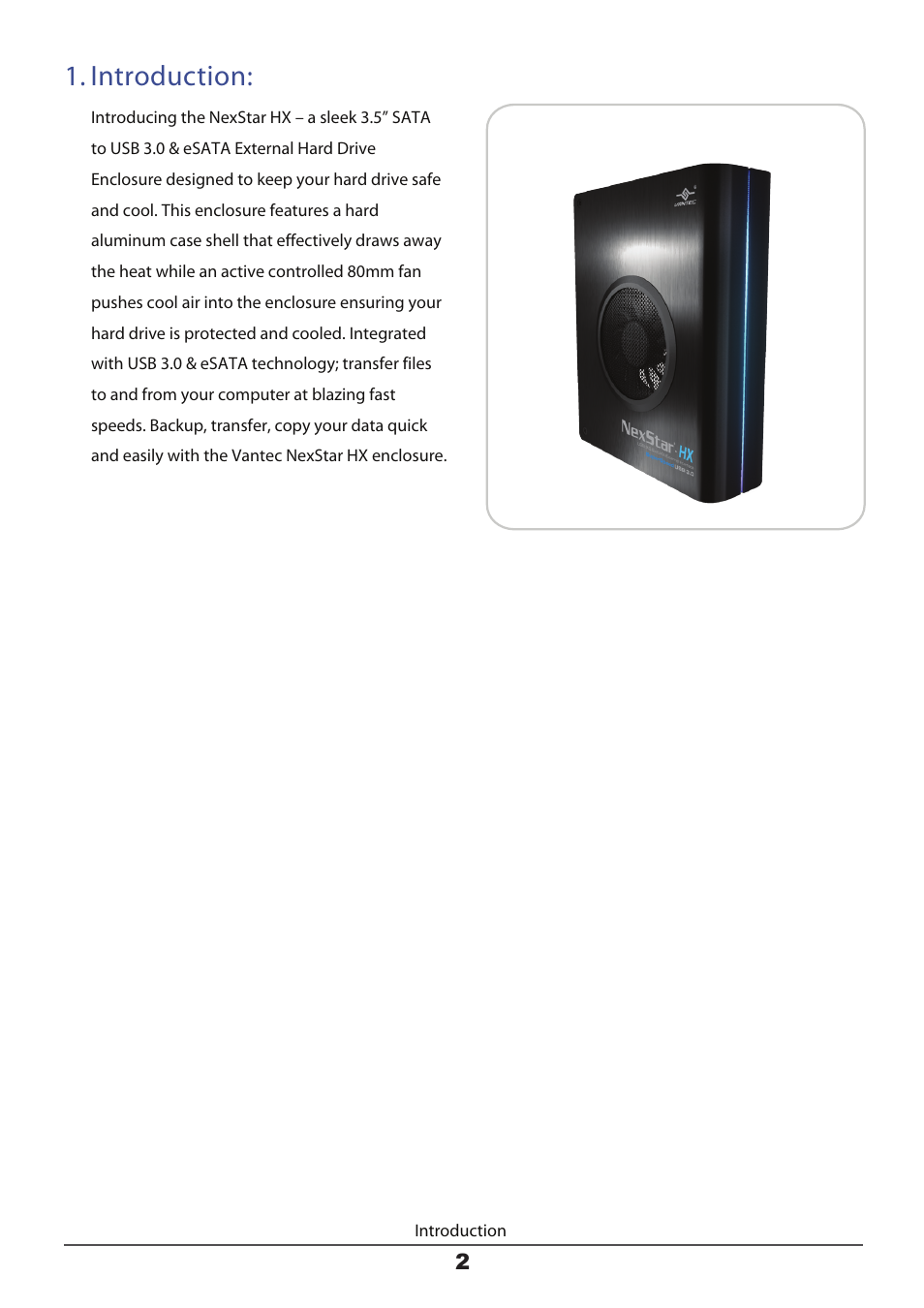Introduction | Nexstar HX User Manual | Page 4 / 15