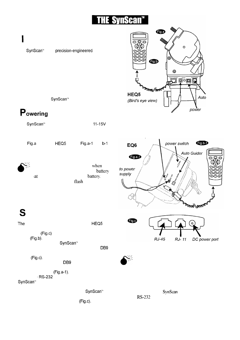 Ntroduction to the synscan, The synscan, Ynscan | Hand control | Nexstar SynScan User Manual | Page 3 / 23