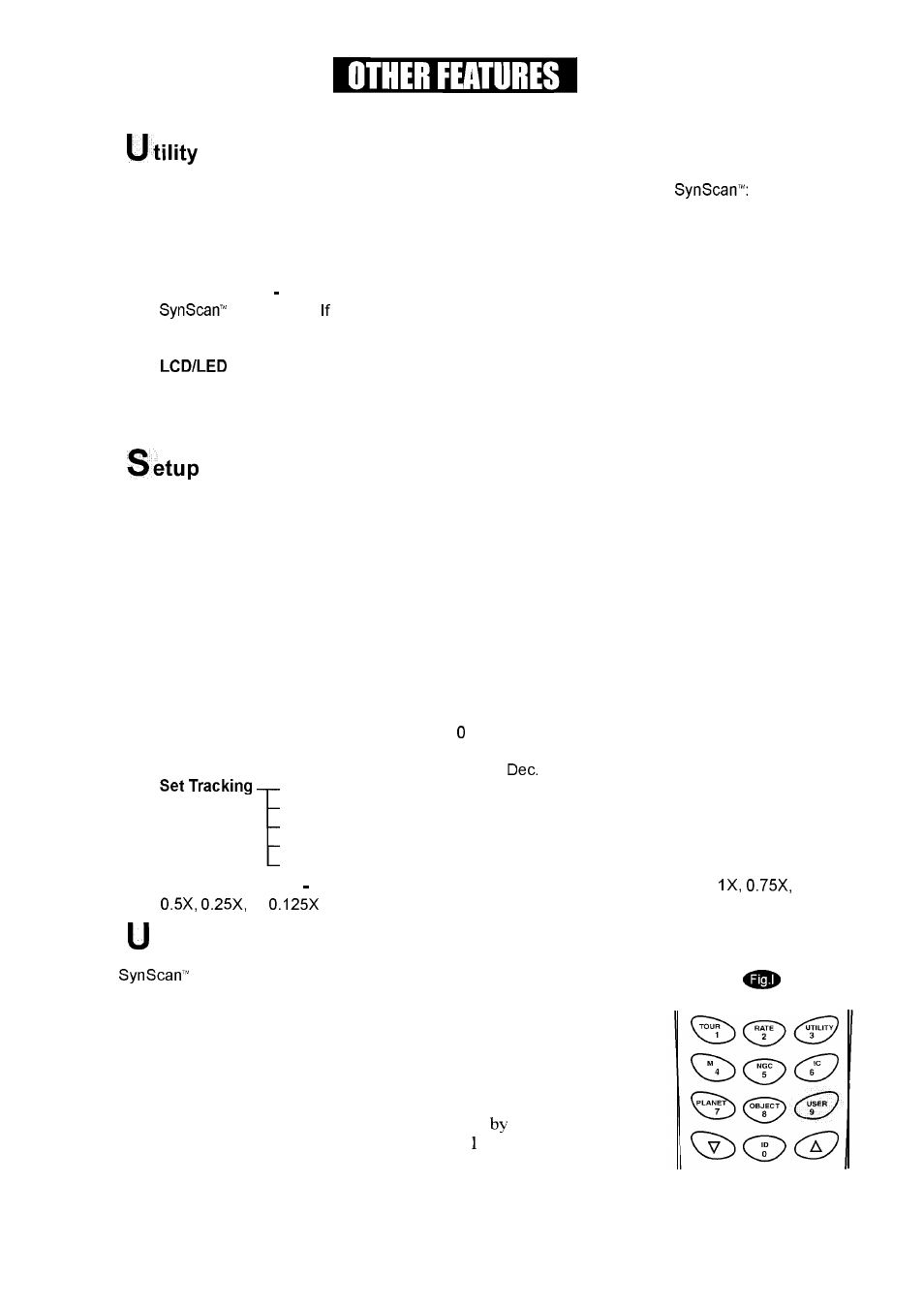 Functions, Sing the user defined database | Nexstar SynScan User Manual | Page 9 / 23