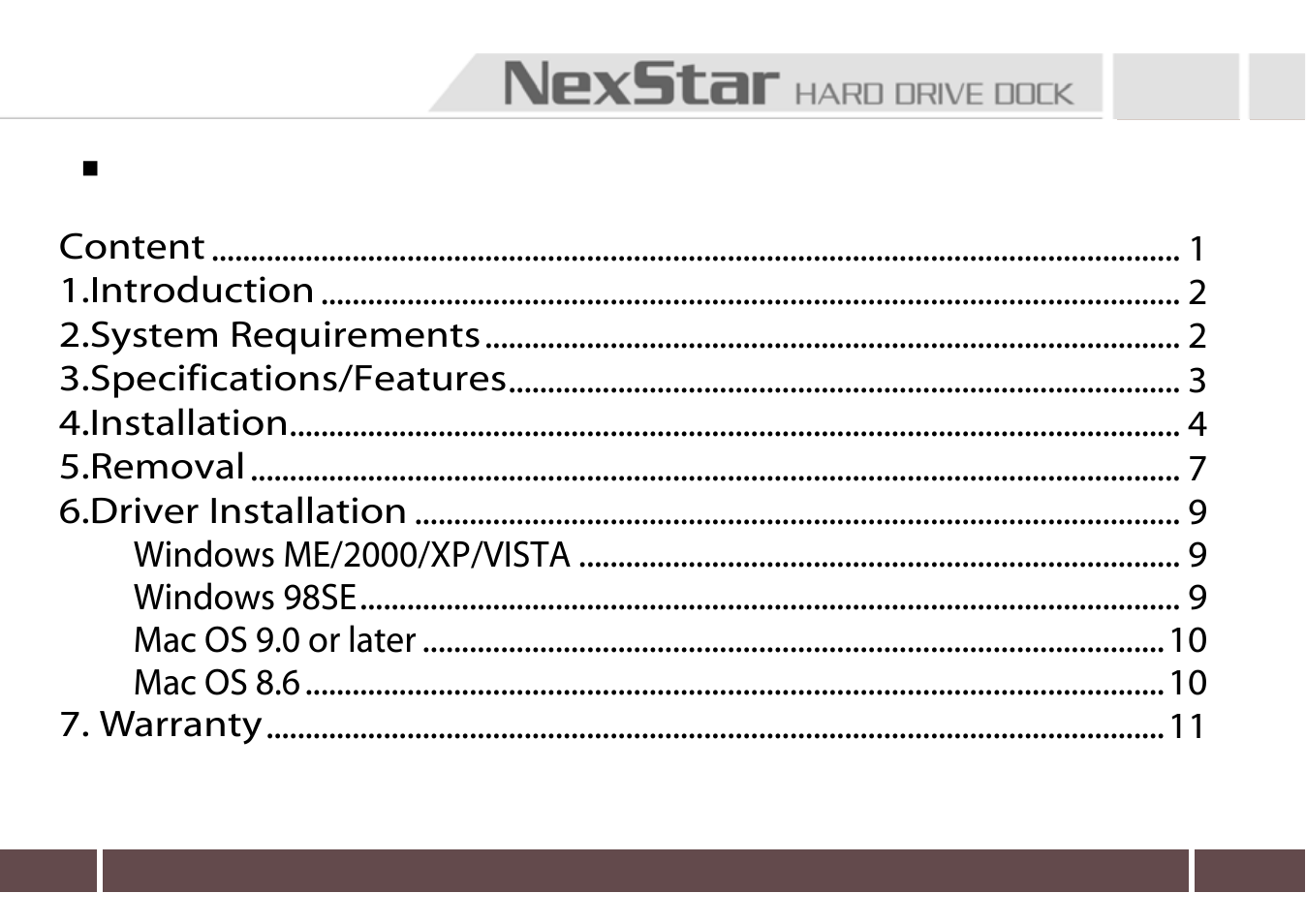 Nexstar VANTEC NST-D100SU User Manual | Page 2 / 12