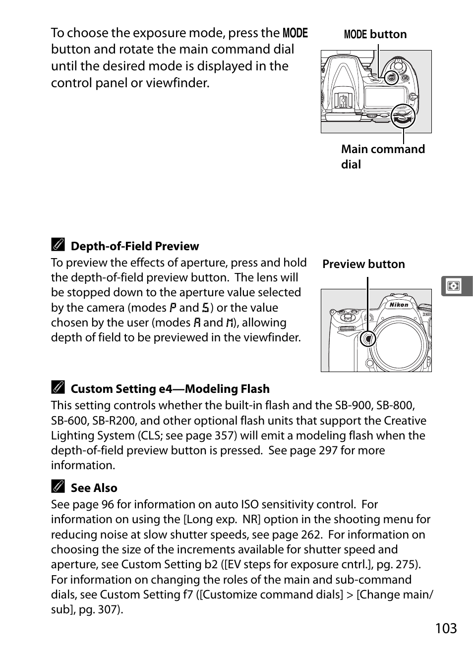 Nikon D300 User Manual | Page 129 / 452