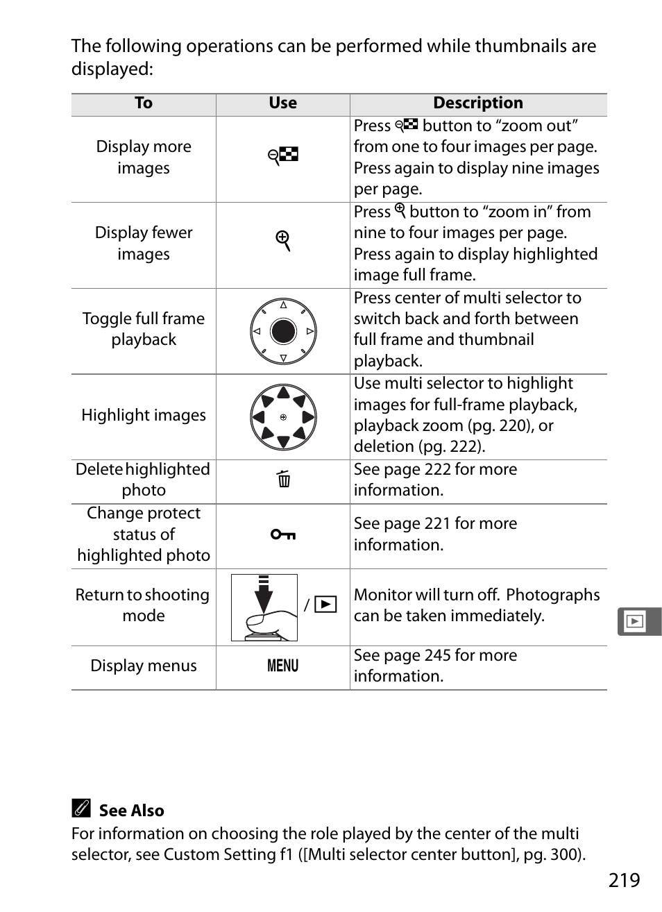 Nikon D300 User Manual | Page 245 / 452
