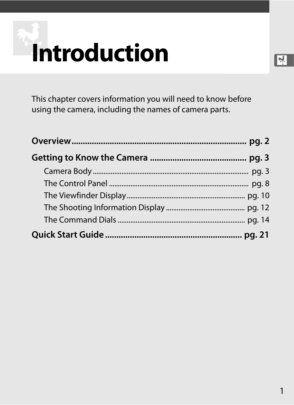 Introduction | Nikon D300 User Manual | Page 27 / 452
