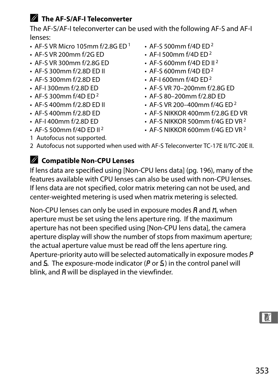 Nikon D300 User Manual | Page 379 / 452