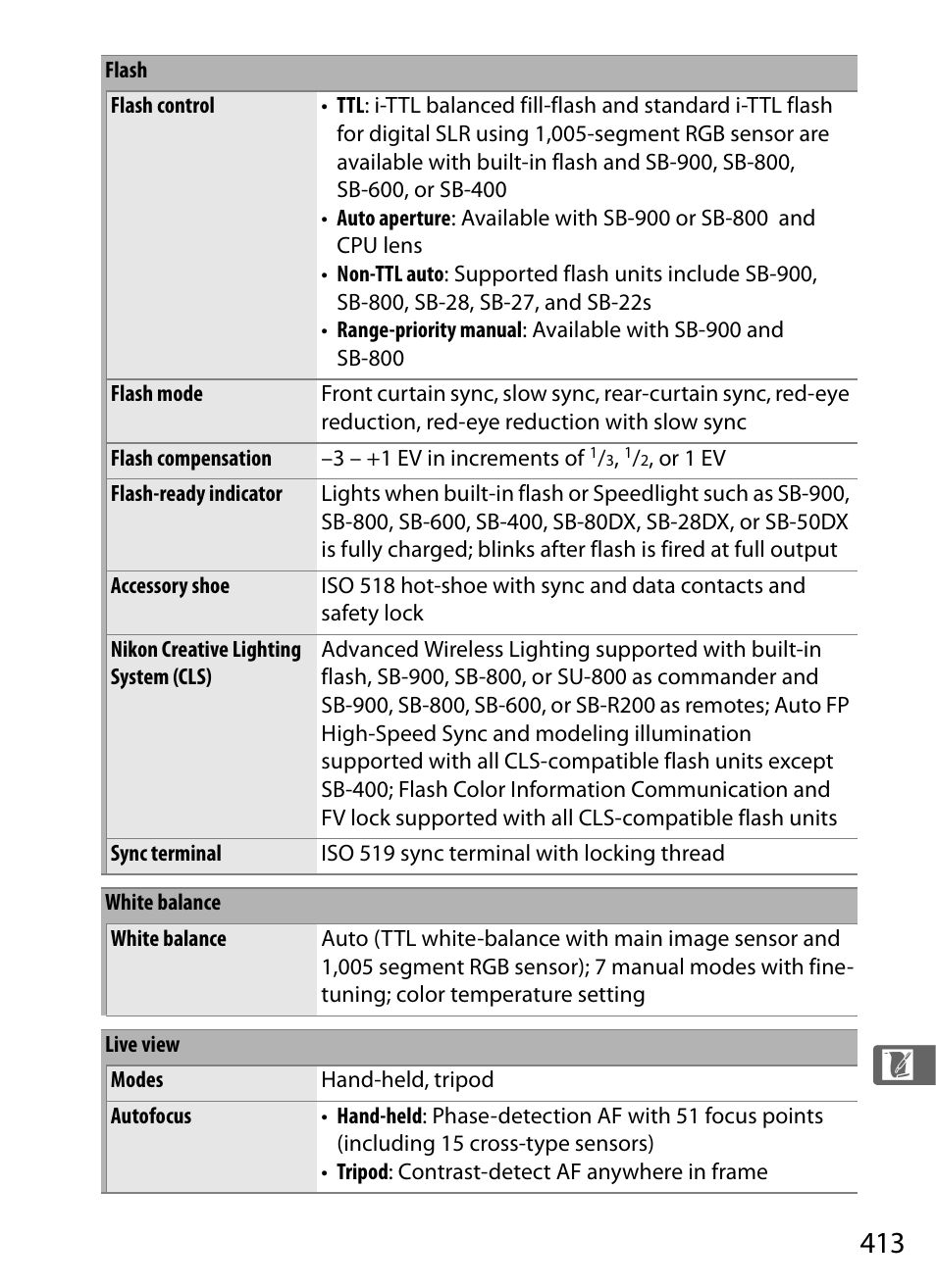 Nikon D300 User Manual | Page 439 / 452