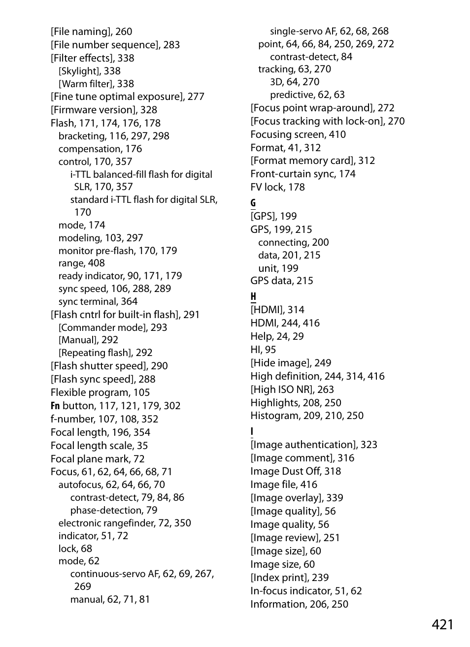 Nikon D300 User Manual | Page 447 / 452