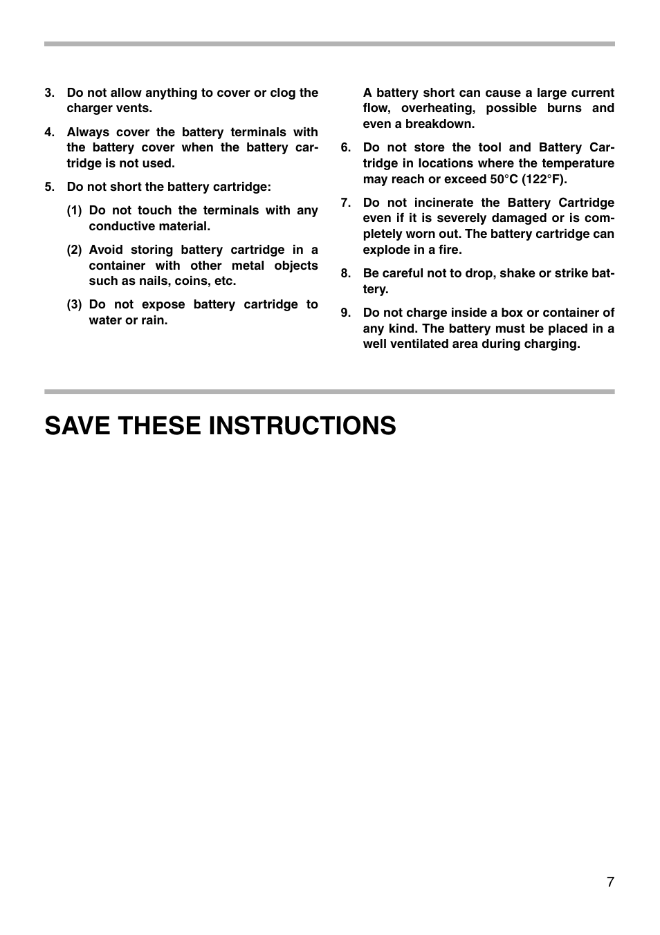 Save these instructions | Northern Industrial Tools 6237D User Manual | Page 7 / 20