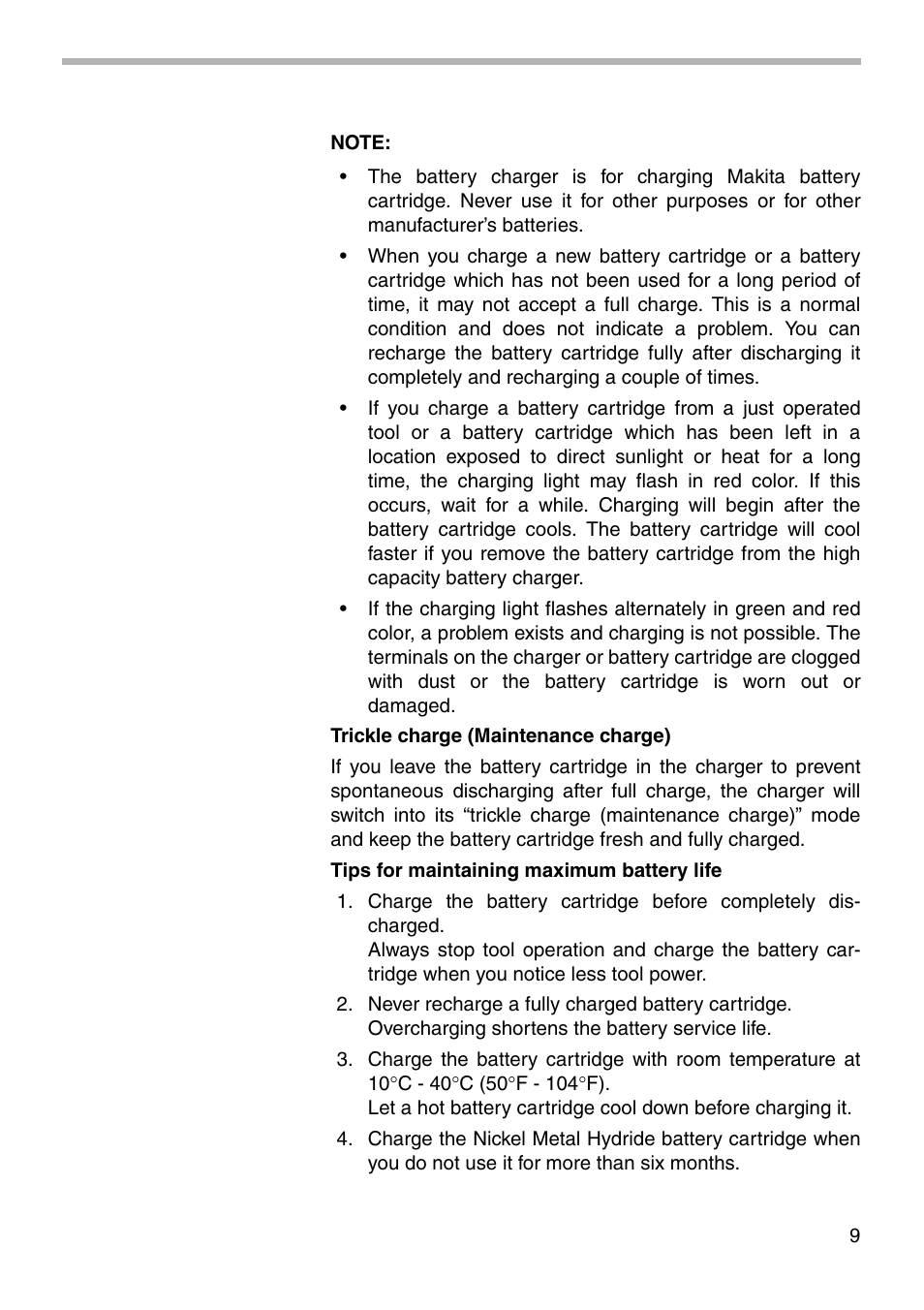 Northern Industrial Tools 6237D User Manual | Page 9 / 20
