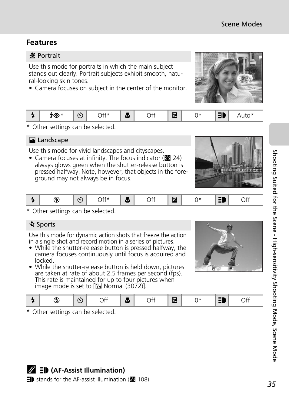 Features | Nikon S500 User Manual | Page 47 / 147