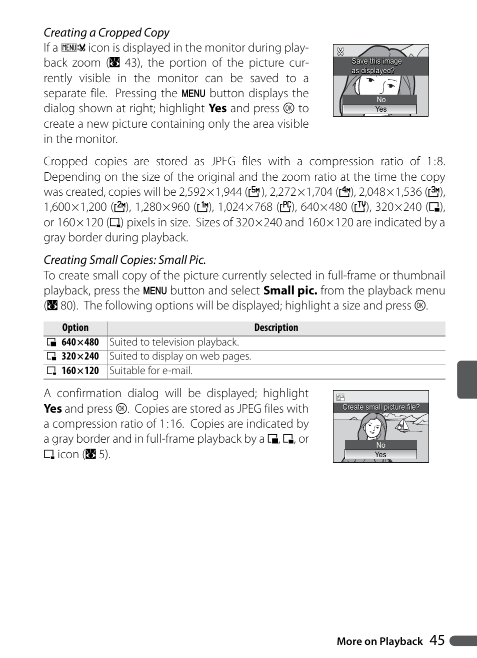 Small pic | Nikon P5000 User Manual | Page 57 / 127