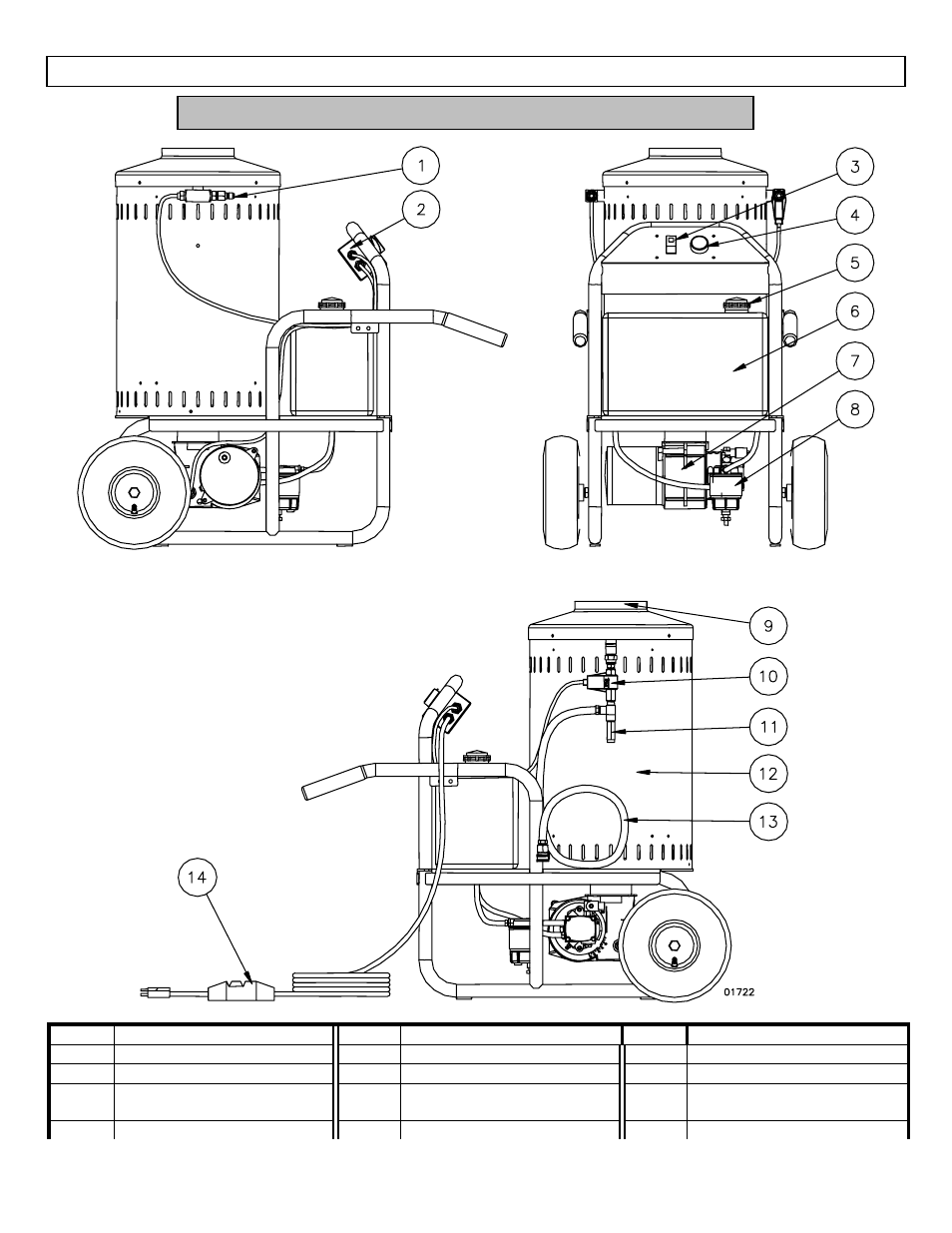 Machine component identification | Northern Industrial Tools 157494 User Manual | Page 5 / 22