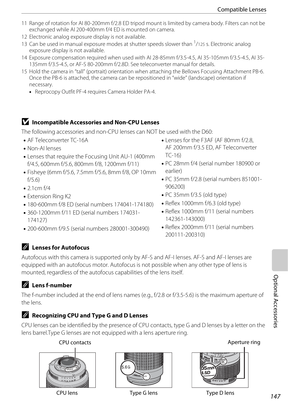 Nikon D60 User Manual | Page 159 / 204