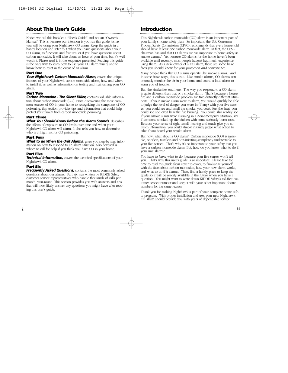 Nighthawk KN-COP-C User Manual | Page 3 / 20
