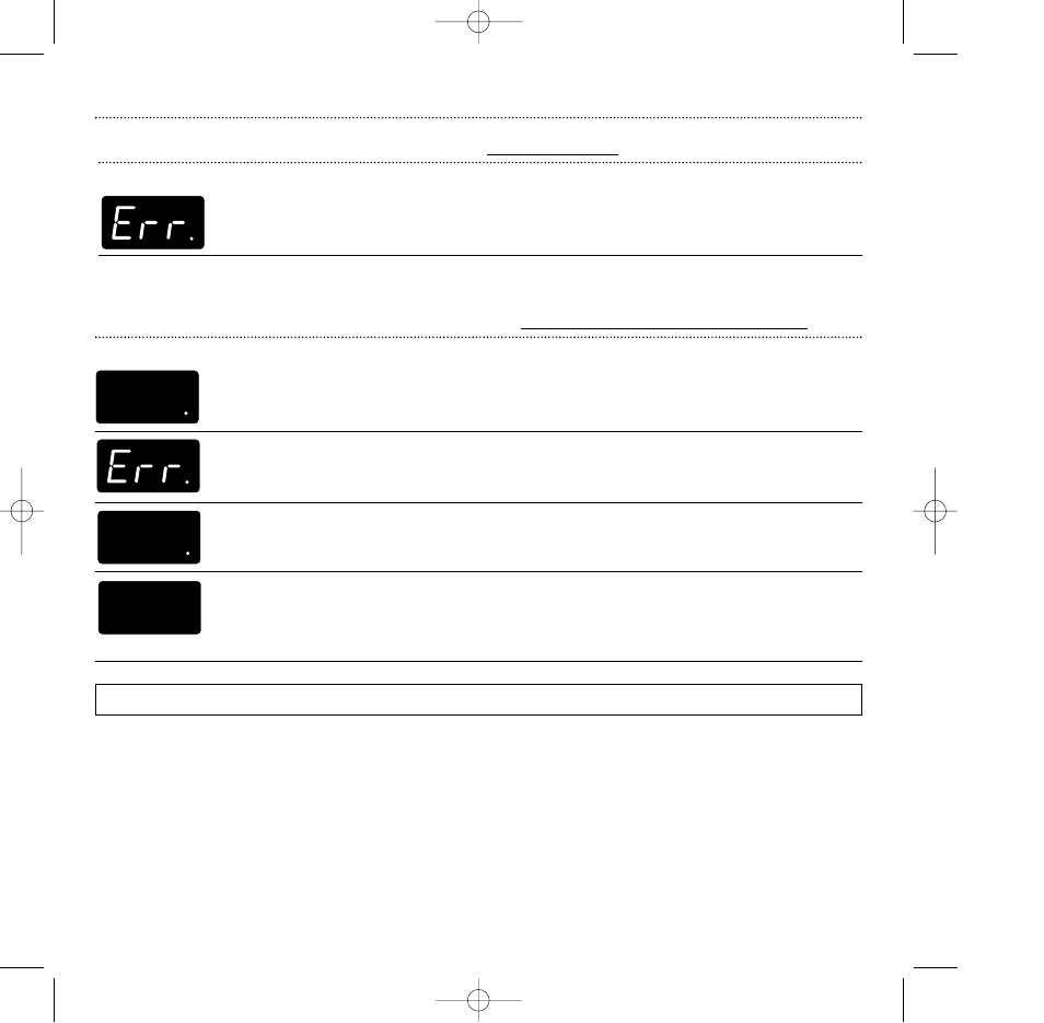 Part six – display reading and what they mean, Readings you may see when unit is ac powered | Nighthawk KN-COEG-3 User Manual | Page 22 / 25