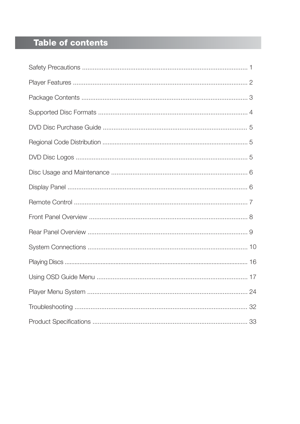 NeoDigits.com HVD2085 User Manual | Page 3 / 37
