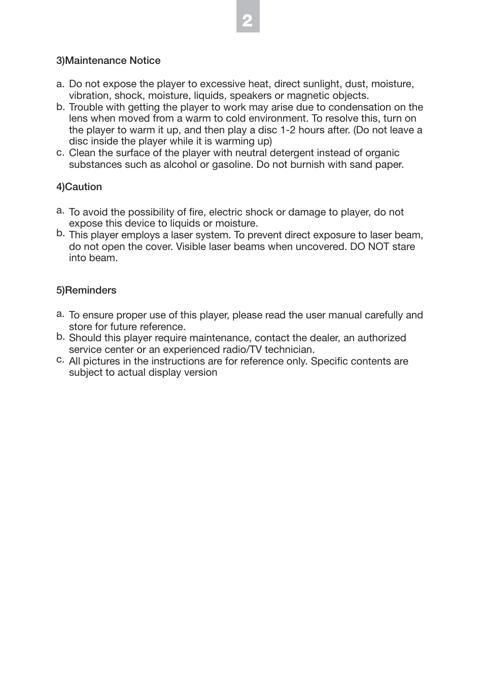 NeoDigits.com HVD2085 User Manual | Page 5 / 37