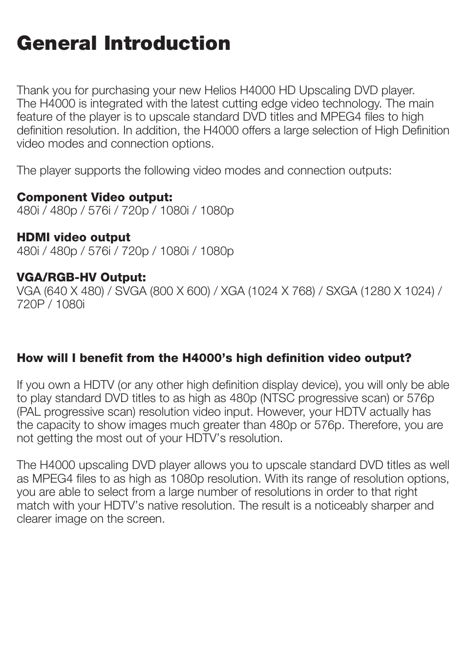 General introduction | NeoDigits.com NeoDigits Helios H4000 User Manual | Page 2 / 34