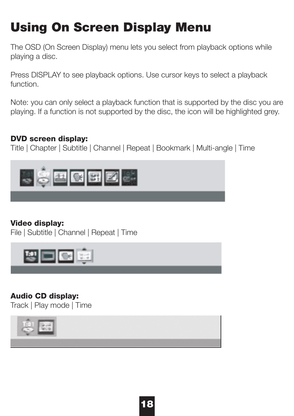 Using on screen display menu | NeoDigits.com NeoDigits Helios H4000 User Manual | Page 20 / 34