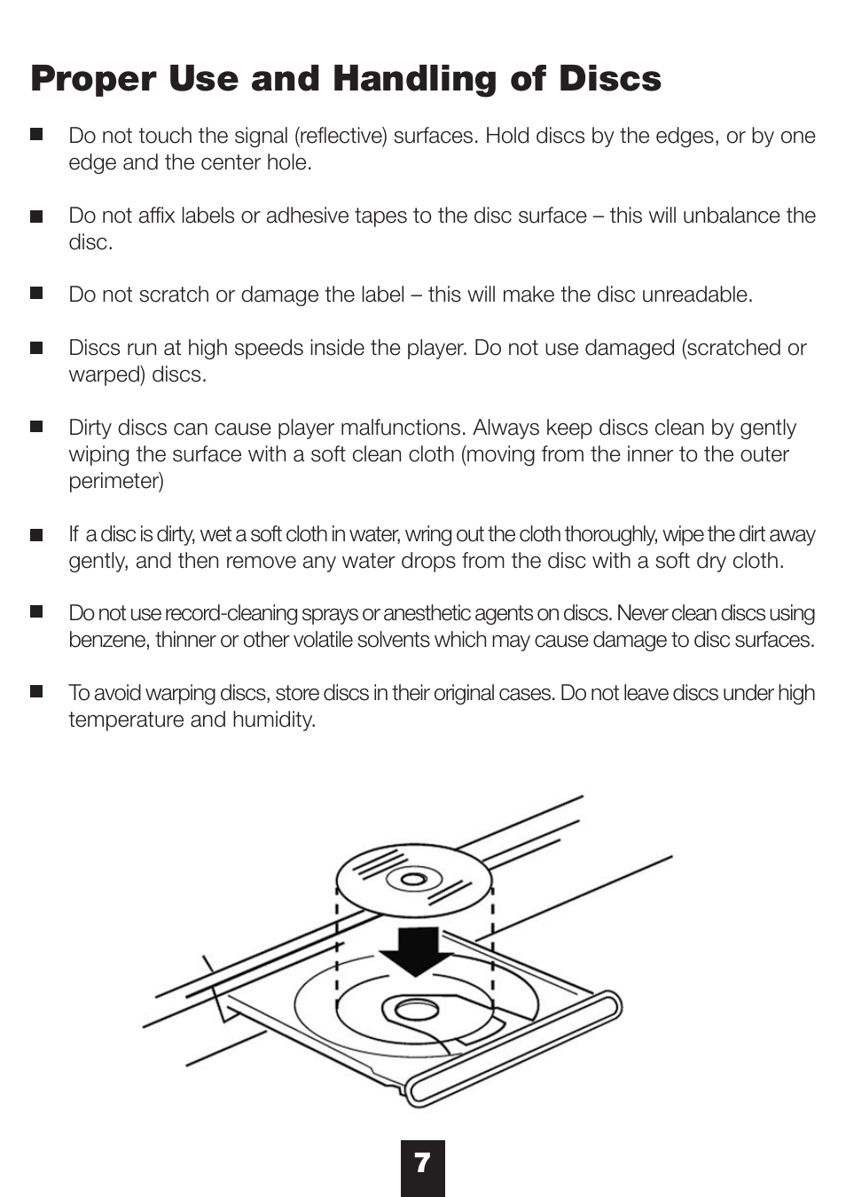 Proper use and handling of discs | NeoDigits.com NeoDigits Helios H4000 User Manual | Page 9 / 34