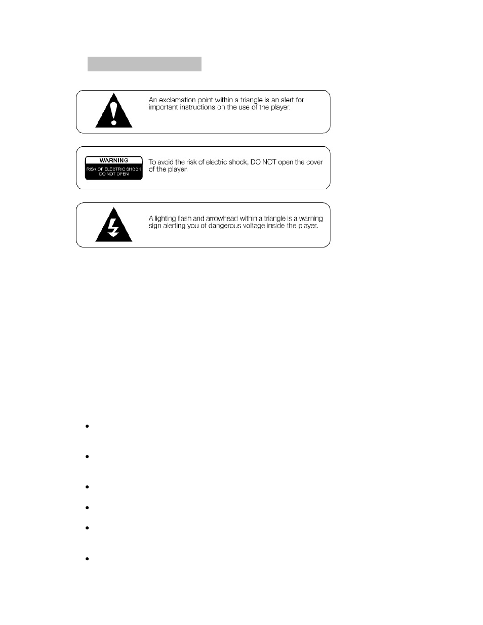 1) safety precautions | NeoDigits.com X3000 HD User Manual | Page 4 / 38
