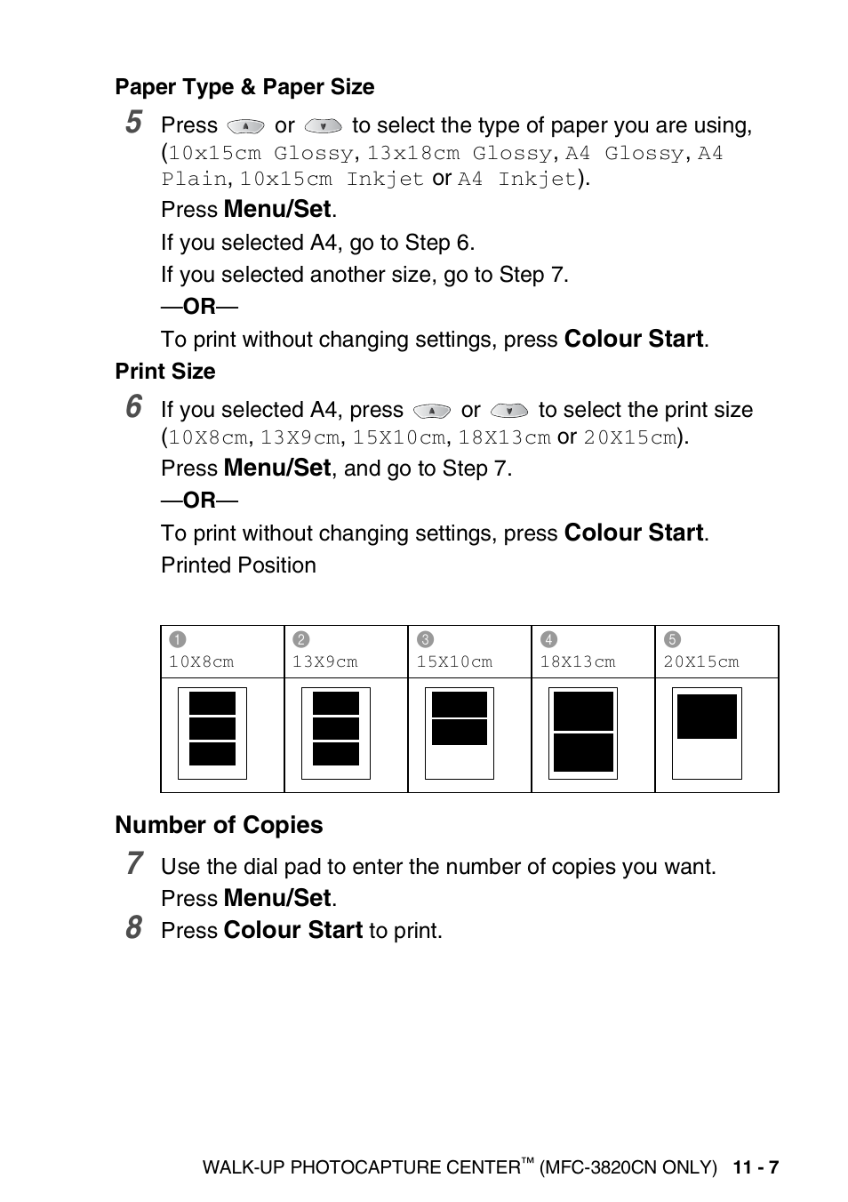 Number of copies, Number of copies -7 | Nordic Star Products MFC-3420C User Manual | Page 135 / 190