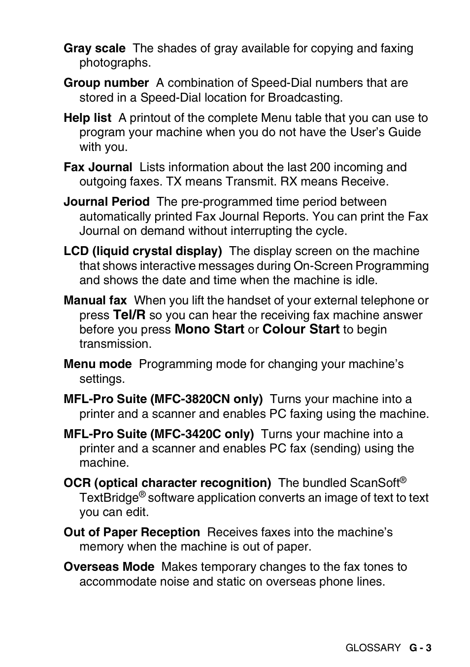 Nordic Star Products MFC-3420C User Manual | Page 173 / 190