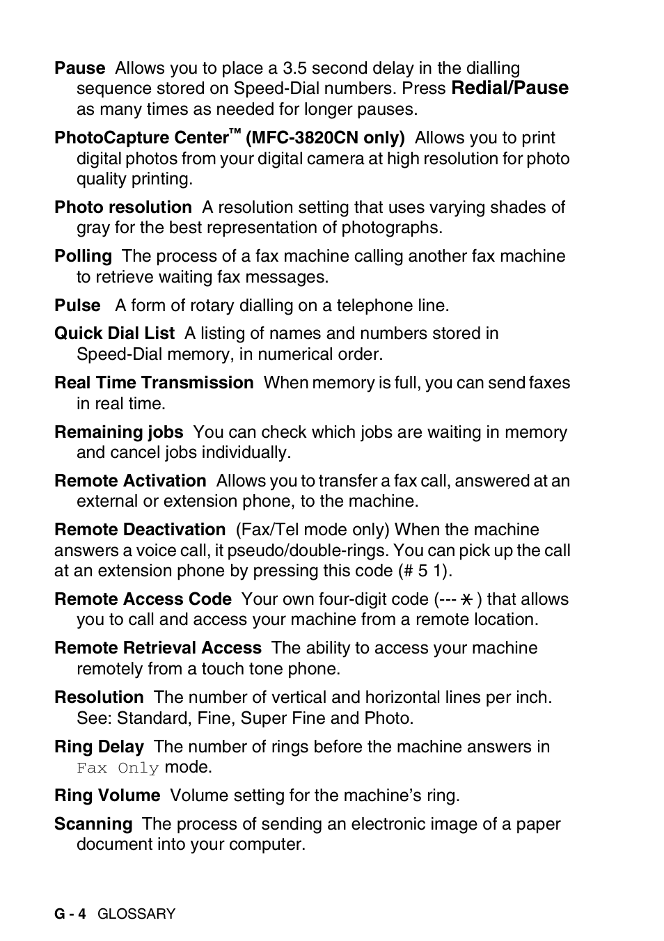 Nordic Star Products MFC-3420C User Manual | Page 174 / 190