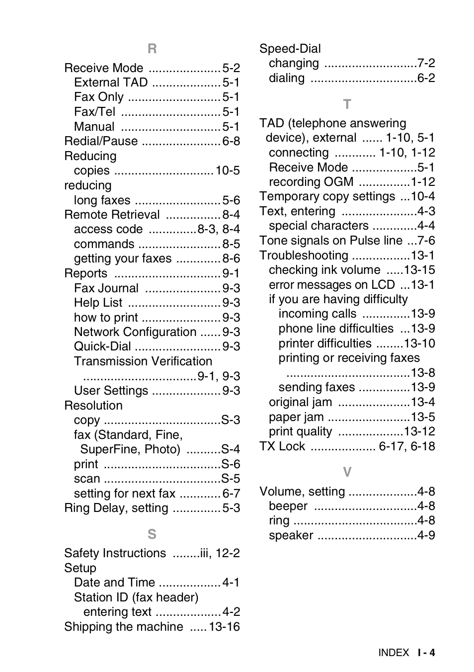 Nordic Star Products MFC-3420C User Manual | Page 187 / 190