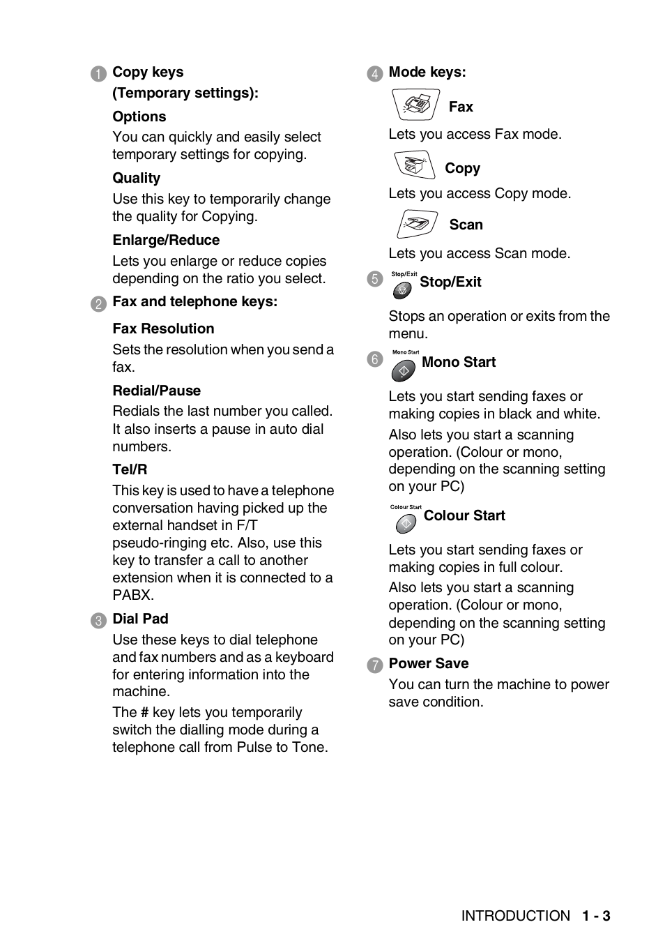 Nordic Star Products MFC-3420C User Manual | Page 19 / 190