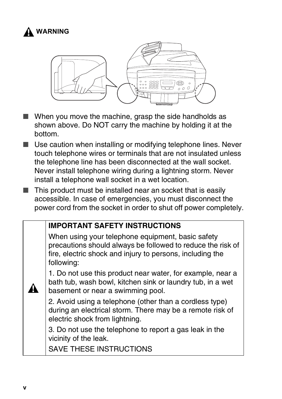 Nordic Star Products MFC-3420C User Manual | Page 6 / 190