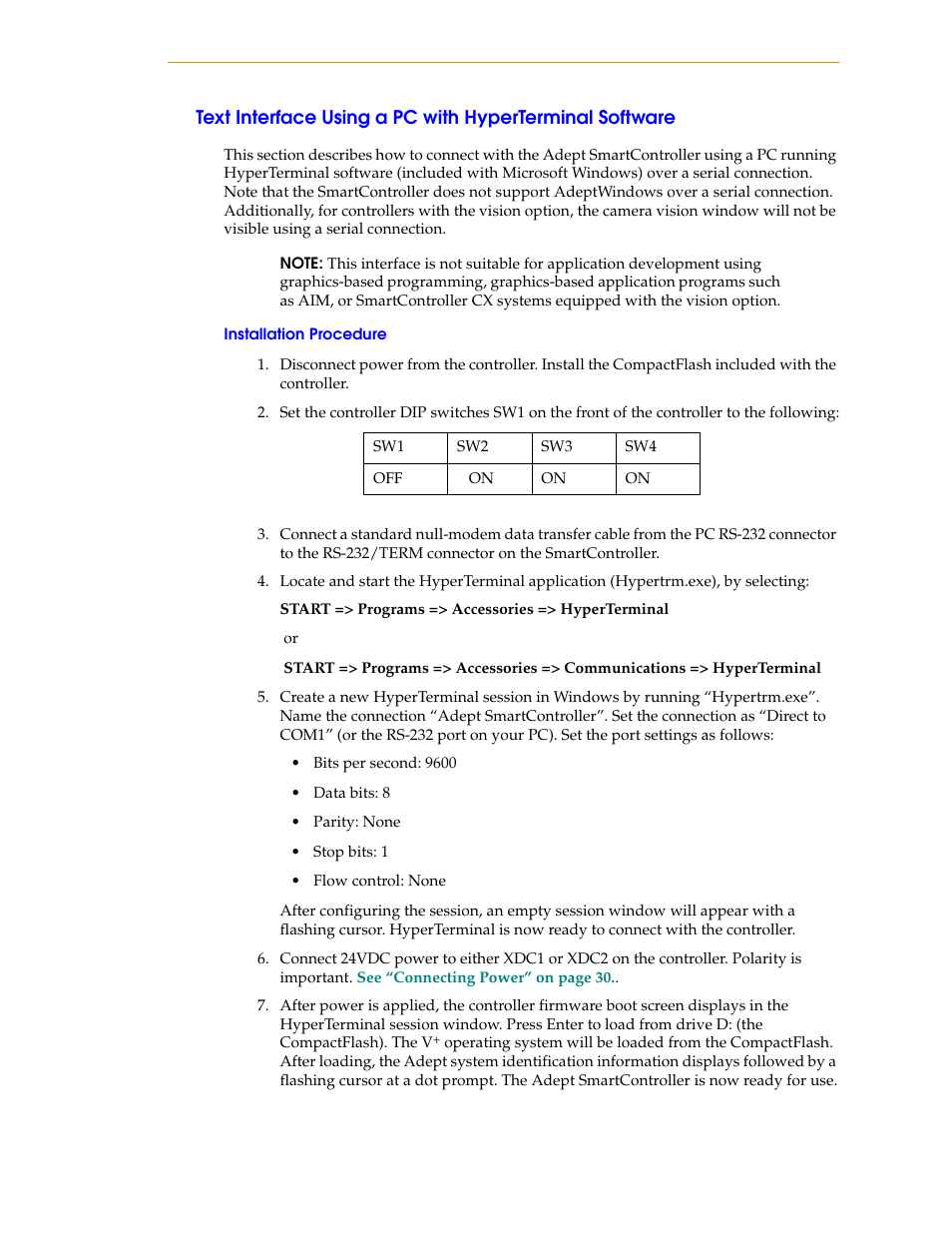 Installation procedure | Nortech Systems Adept RS-232/TERM User Manual | Page 47 / 156
