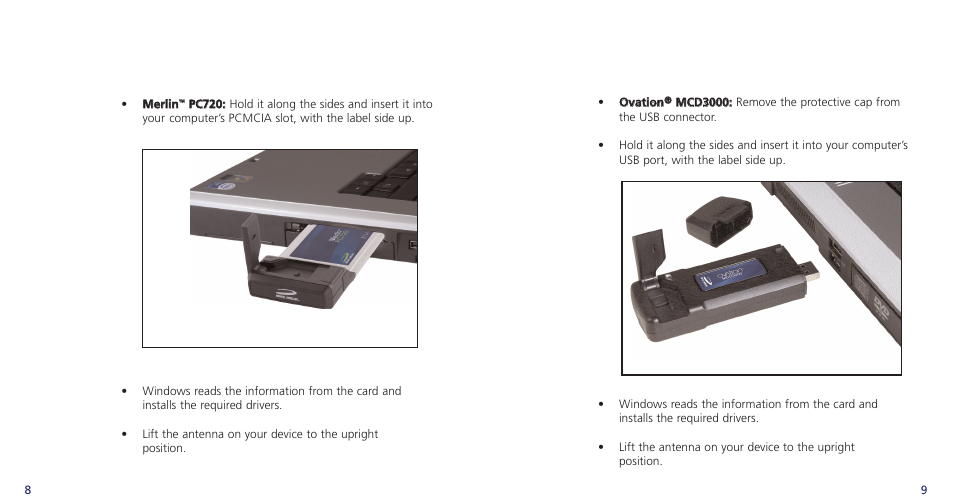 Novatel Wireless OVATION PC720 User Manual | Page 7 / 31