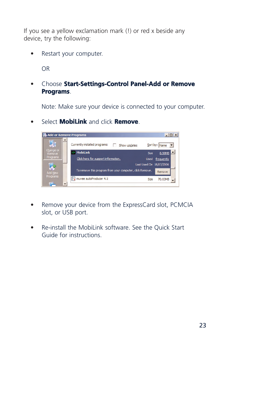 Novatel Wireless MCD3000 User Manual | Page 30 / 130