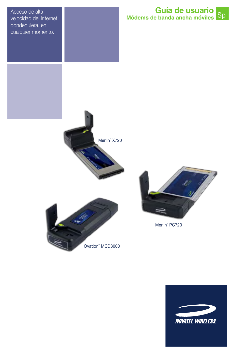 Guía de usuario | Novatel Wireless MCD3000 User Manual | Page 88 / 130