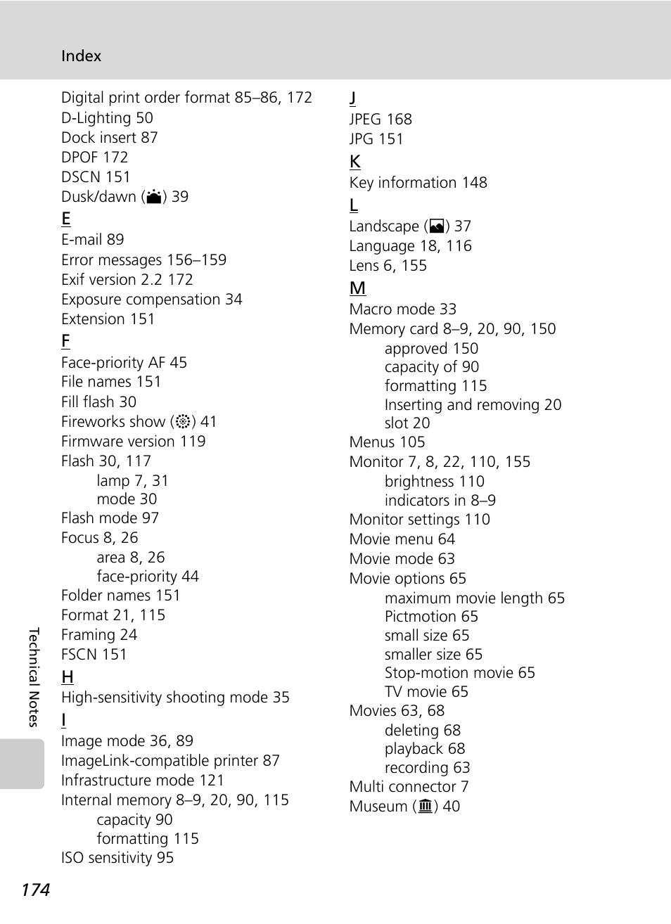 Nikon S51c User Manual | Page 188 / 191