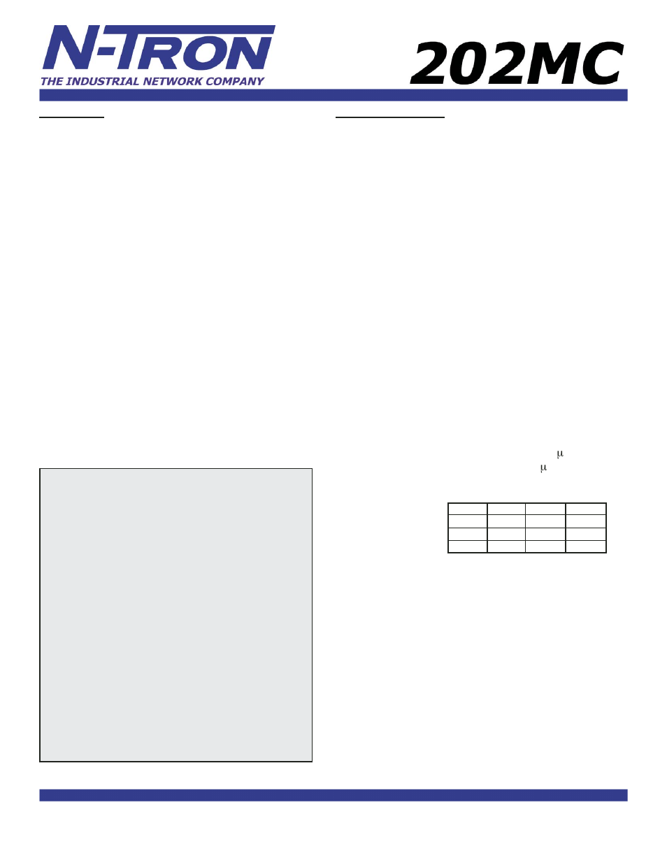 N-Tron 202MC User Manual | Page 2 / 2