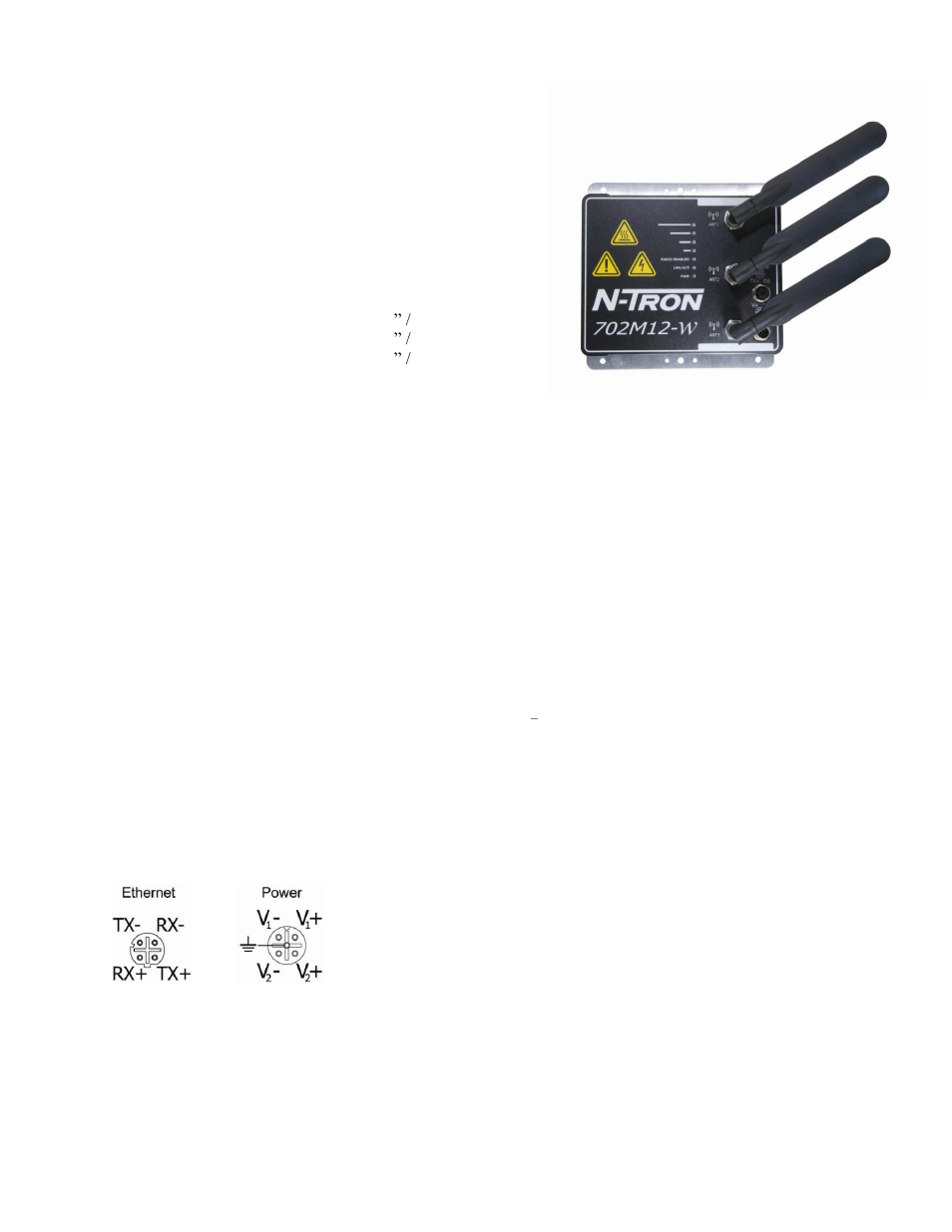 N-Tron 702M12-W User Manual | Page 50 / 52