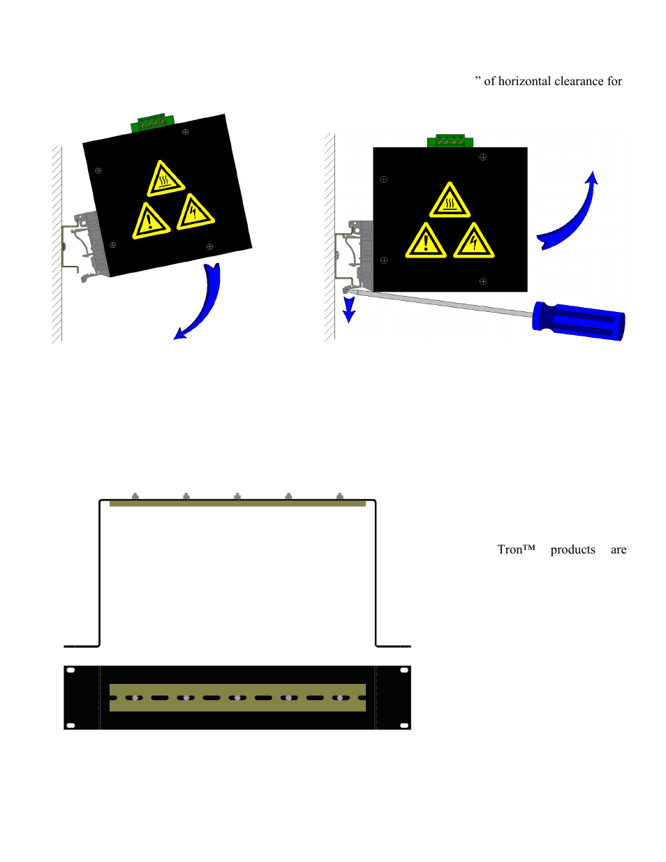 Din rail mounting | N-Tron 102RAS User Manual | Page 7 / 30