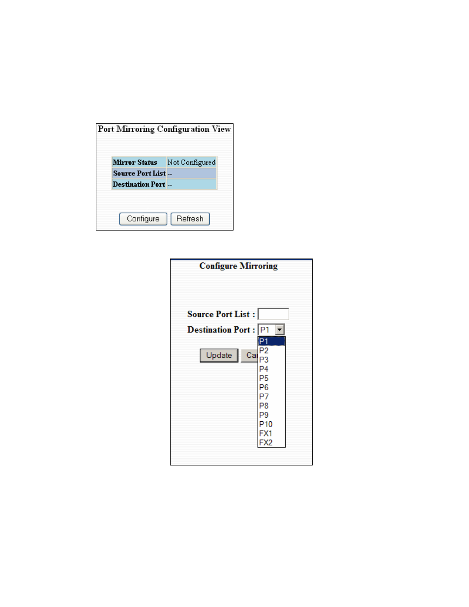 Ports – mirroring | N-Tron Ntron 7014FX2 User Manual | Page 32 / 145